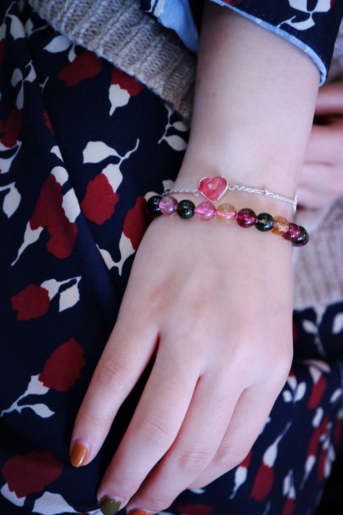 红纹石-纯手工打造手链