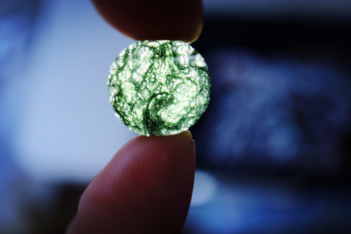 捷克陨石-戒指吊坠两用