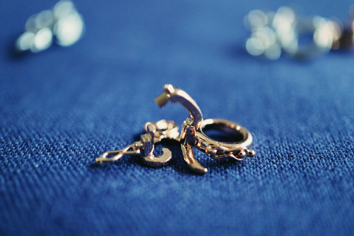 网红百搭18k金扣