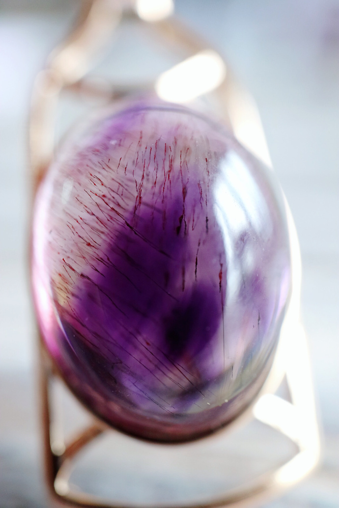 紫发晶 | 金字塔