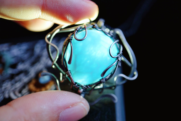 海纹石|999纯银手作