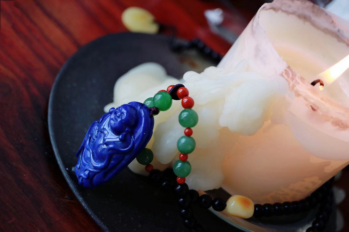 老矿青玉 | 弥勒佛 【老矿青玉 | 弥勒佛】佛本无相, 万人佛,万人相~~-菩心晶舍