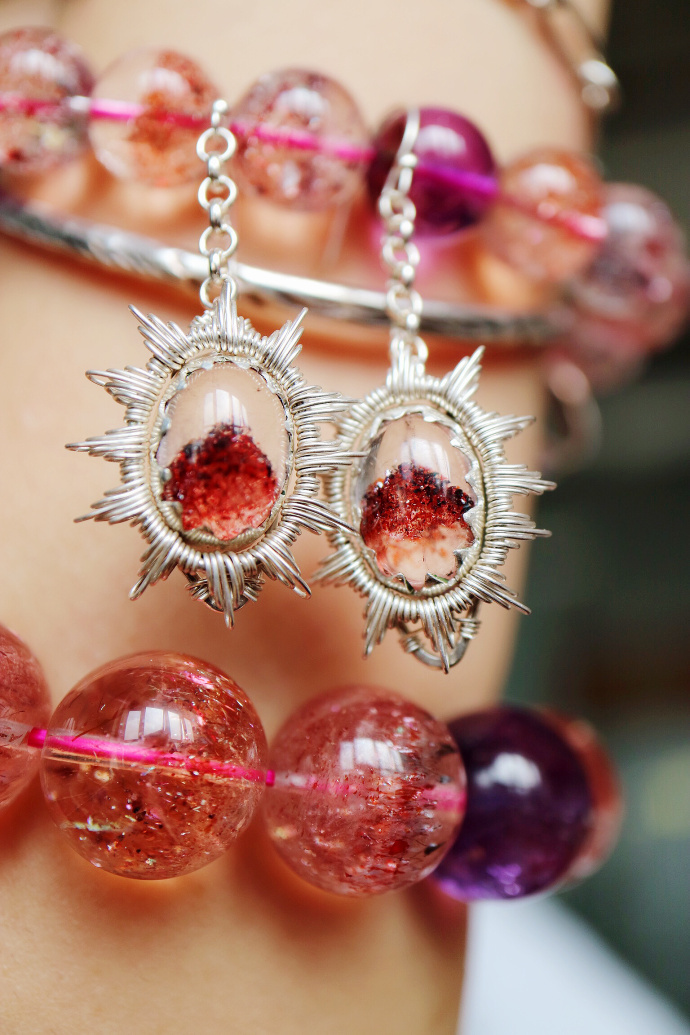 金草莓晶、超七紫发晶