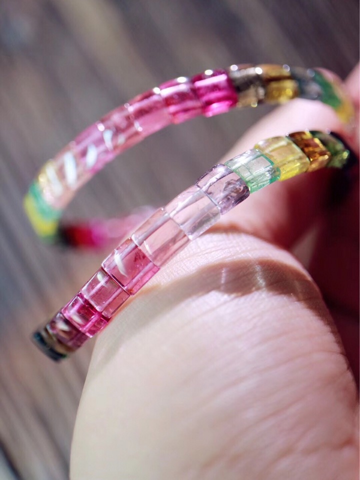 彩虹碧玺 【彩虹碧玺】愿有心人往后岁月五彩缤纷、绚烂至极-菩心晶舍