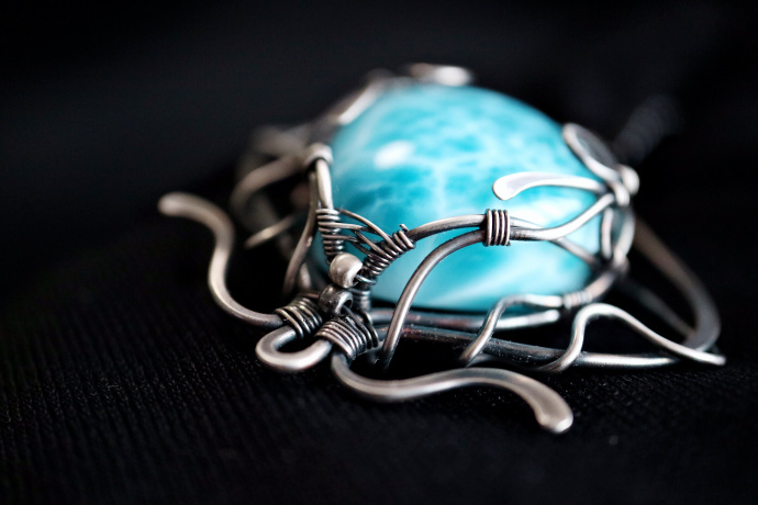 海纹石|999纯银手作