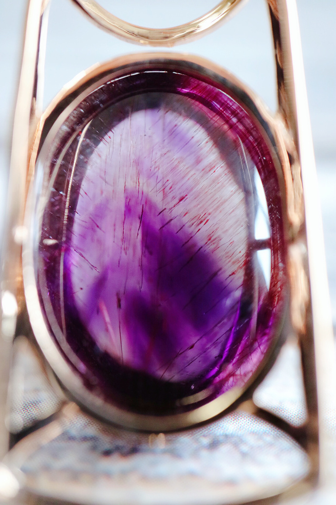 紫发晶 | 金字塔