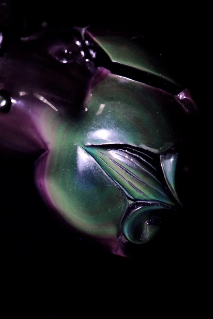 极品黑曜石貔貅摆件