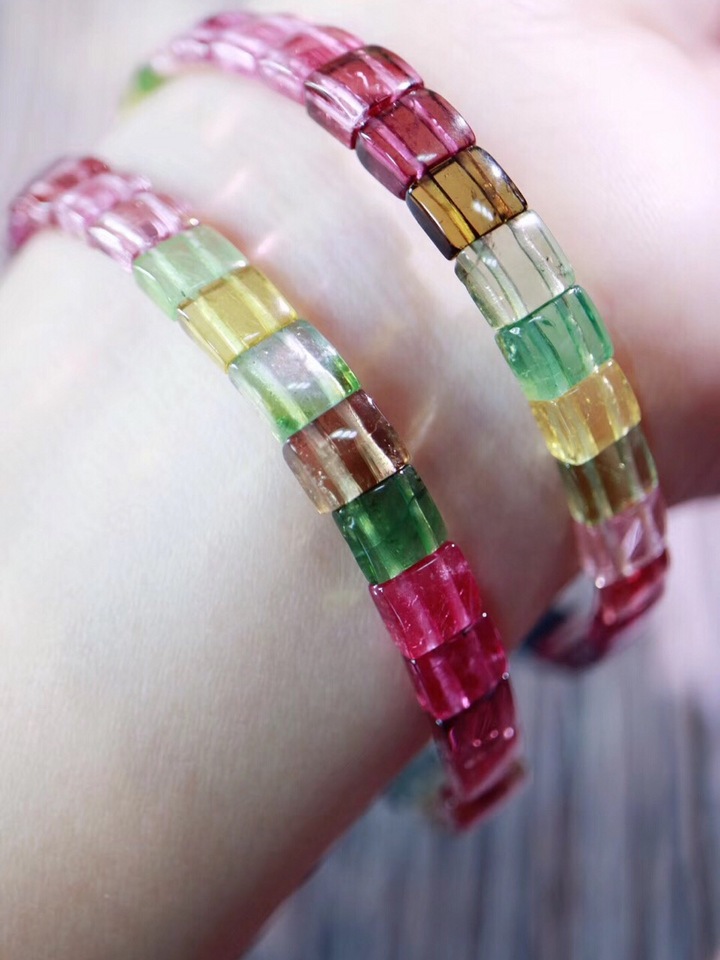 彩虹碧玺 【彩虹碧玺】愿有心人往后岁月五彩缤纷、绚烂至极-菩心晶舍