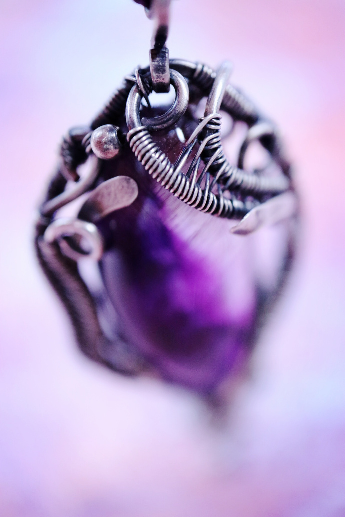 紫发晶|纯银纯手工设计