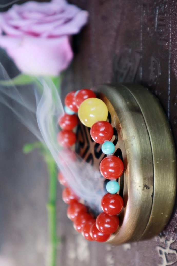 南红玛瑙-多宝串