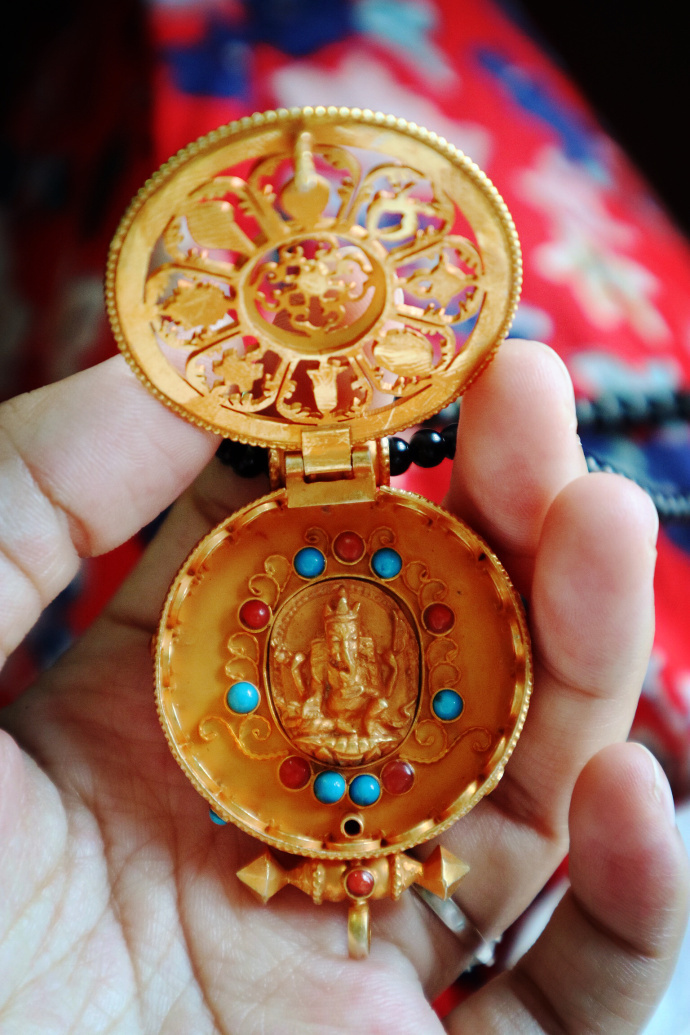 【嘎乌盒|鎏金】菩心特色的“财神”嘎乌盒