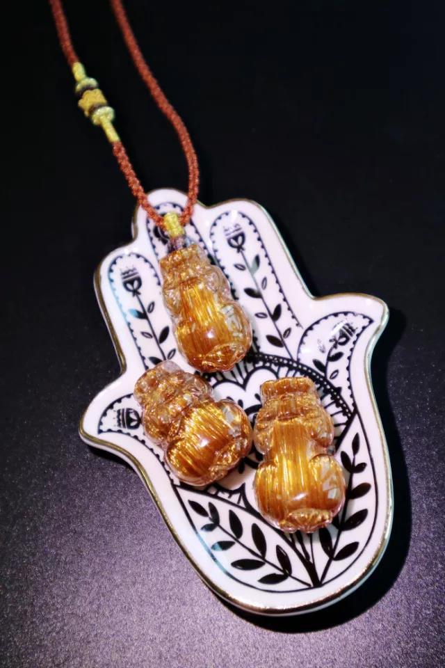 铜发晶貔貅吊坠