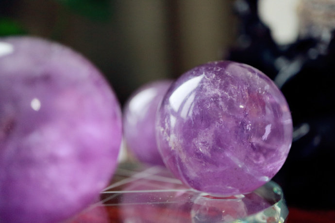 ​​菩心晶舍紫水晶七星阵