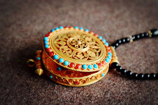 嘎乌盒|纯银鎏金