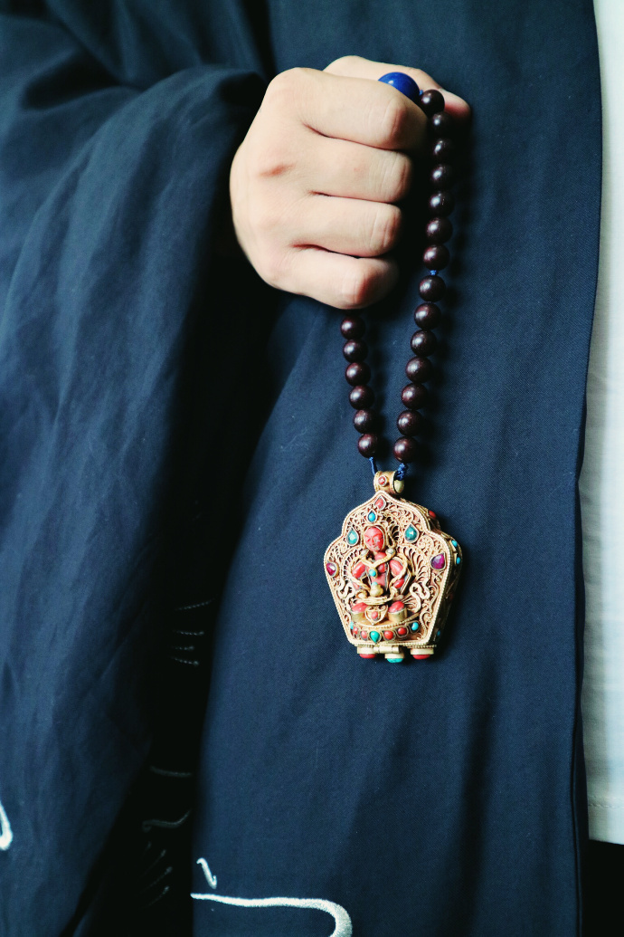 匠心|嘎乌盒|老矿大青金石