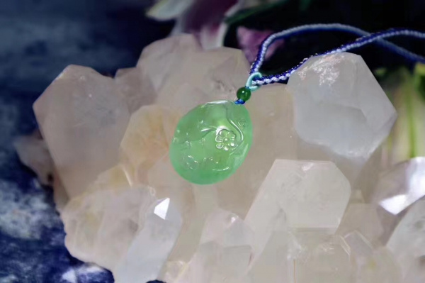 葡萄石 & 喜上眉梢-菩心晶舍