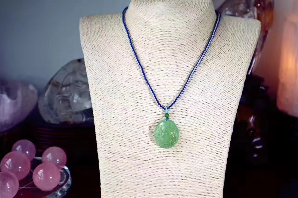 葡萄石 & 喜上眉梢-菩心晶舍