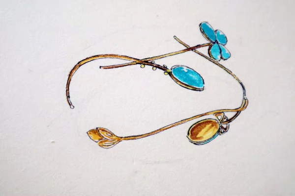 原矿绿松|18k金定制-菩心晶舍