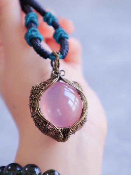 【极品粉晶】什么是最好的爱情，我觉得，就像一道光-菩心晶舍