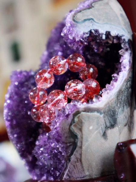 【紫晶簇】大自然的鬼斧神工，紫气东来-菩心晶舍