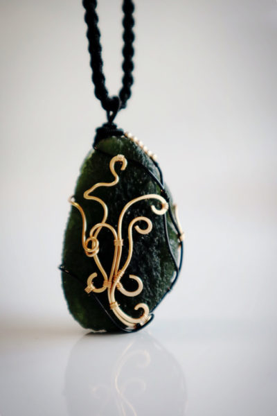 【捷克陨石】 一款凤凰涅槃,愿今后的你,爱永远相伴。 -菩心晶舍