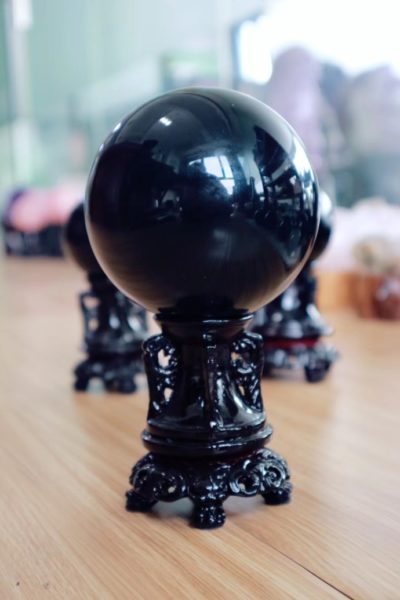 黑曜石球球，被称为“黑金刚武士”-菩心晶舍