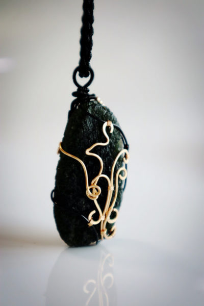 【捷克陨石】 一款凤凰涅槃,愿今后的你,爱永远相伴。 -菩心晶舍