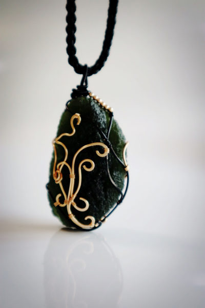 【捷克陨石】 一款凤凰涅槃,愿今后的你,爱永远相伴。 -菩心晶舍