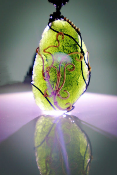 【捷克陨石】 一款凤凰涅槃,愿今后的你,爱永远相伴。 -菩心晶舍