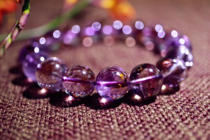 【菩心 | 紫钛晶】紫钛晶，兼顾了紫水晶的紫气东来和钛晶的招财-菩心晶舍