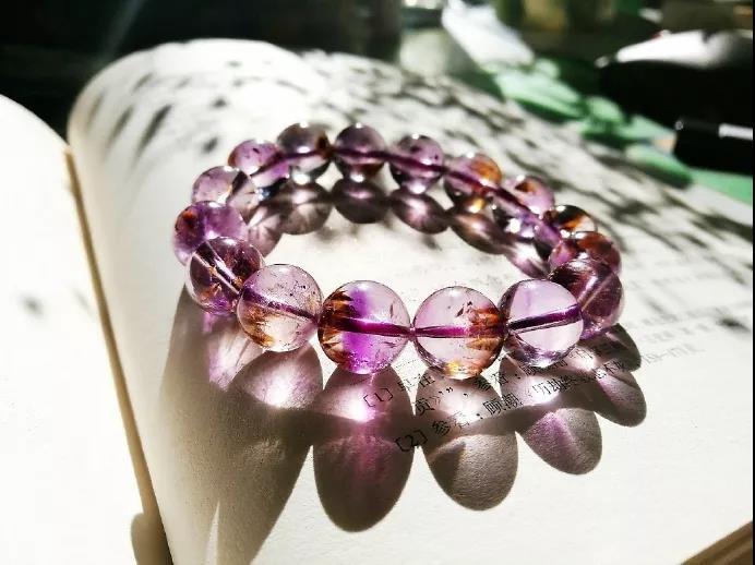 紫钛晶手链返图