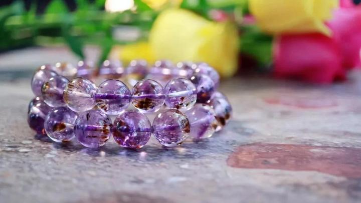 紫钛晶手链