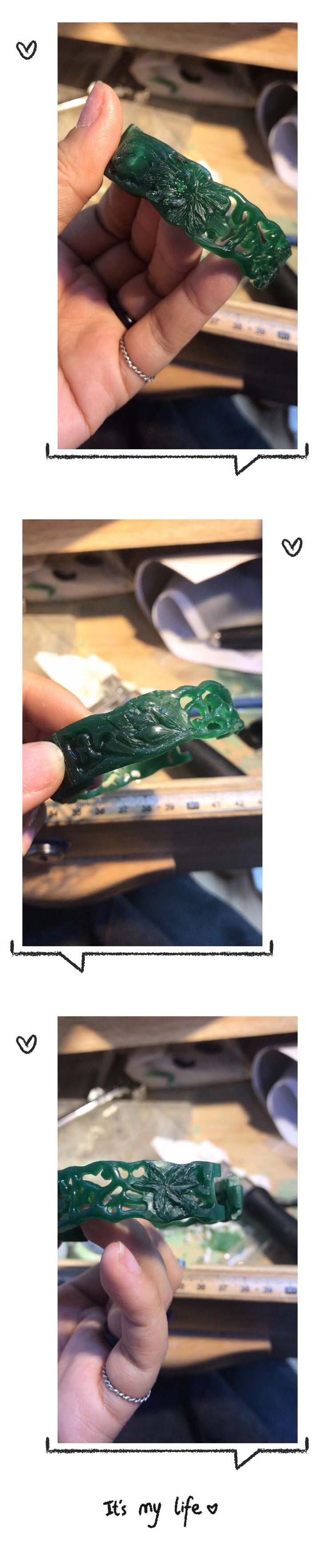 镯子雕蜡