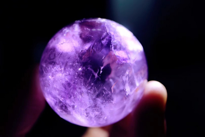 【菩心 | 紫晶球】紫水晶球代表高层次的爱意-菩心晶舍