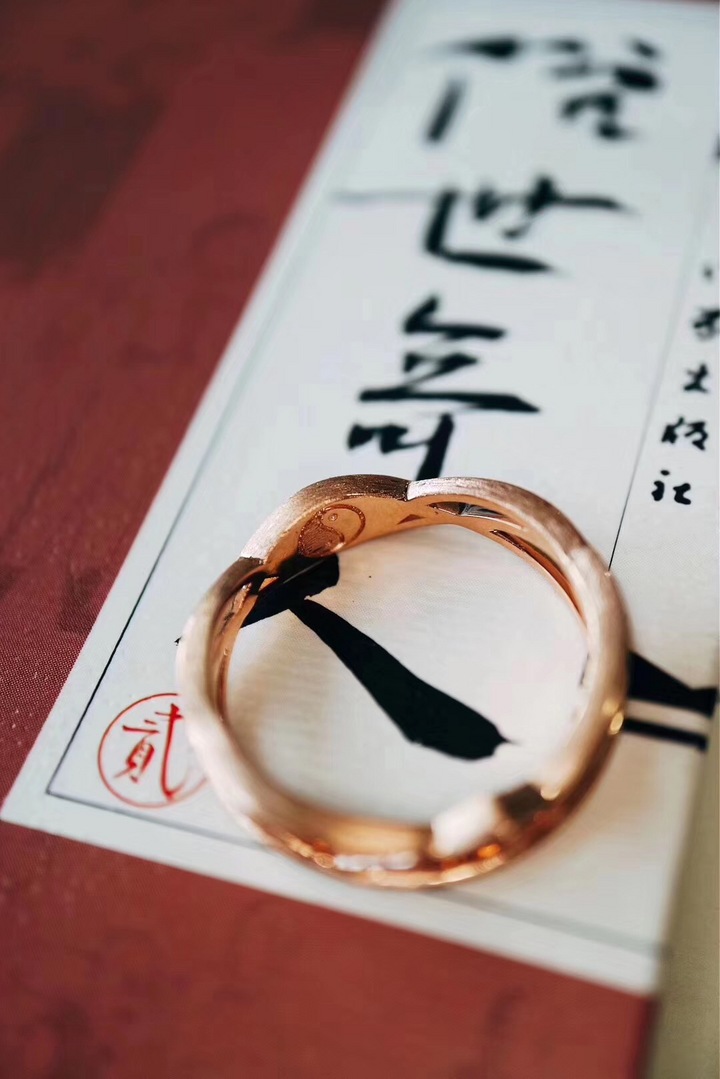 这是一枚有故事的戒指~~~☯️【18k金戒指】-菩心晶舍