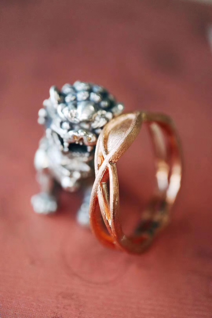 这是一枚有故事的戒指~~~☯️【18k金戒指】-菩心晶舍