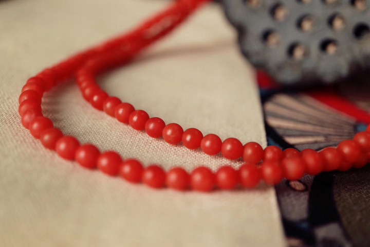 【保山南红】一串素珠，当显极简之美～-菩心晶舍