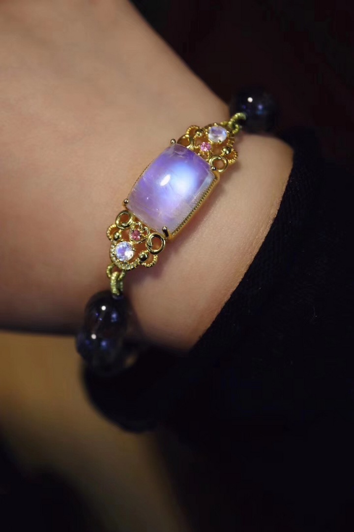 黑发晶​&月光石