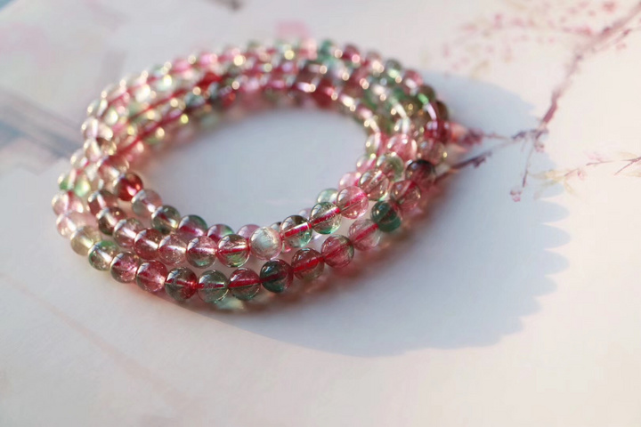 【菩心 | 西瓜碧玺】 【西瓜碧玺】西瓜碧玺,最为稀有,尤以红绿西瓜最为惊艳-菩心晶舍