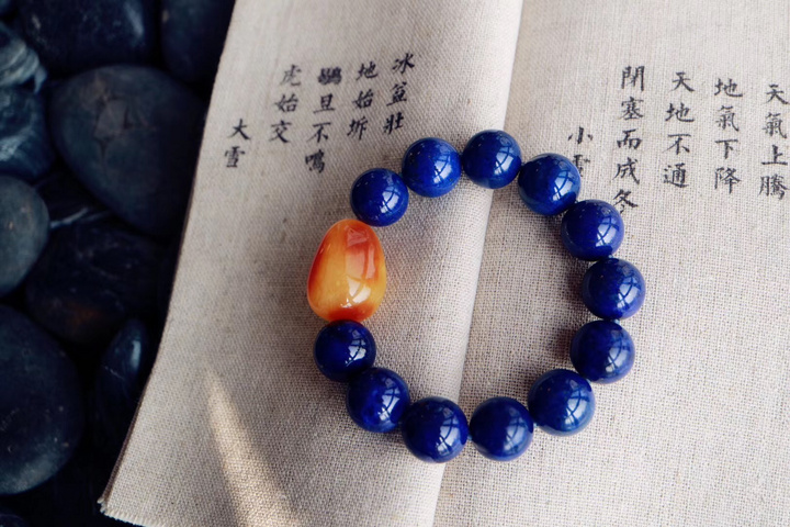 老矿​青​金石&妖​孽蜜蜡