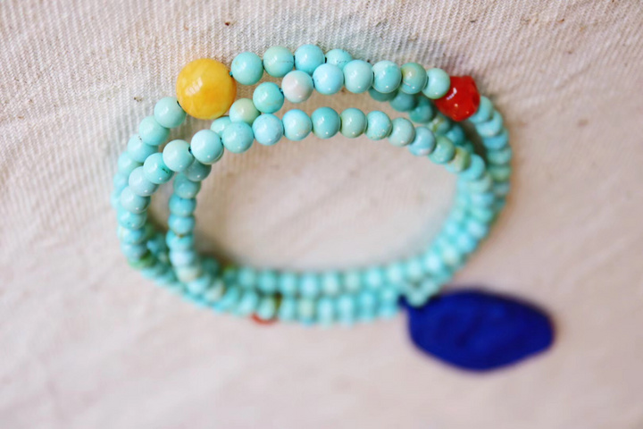 【菩心-老矿青金石&原矿绿松石】