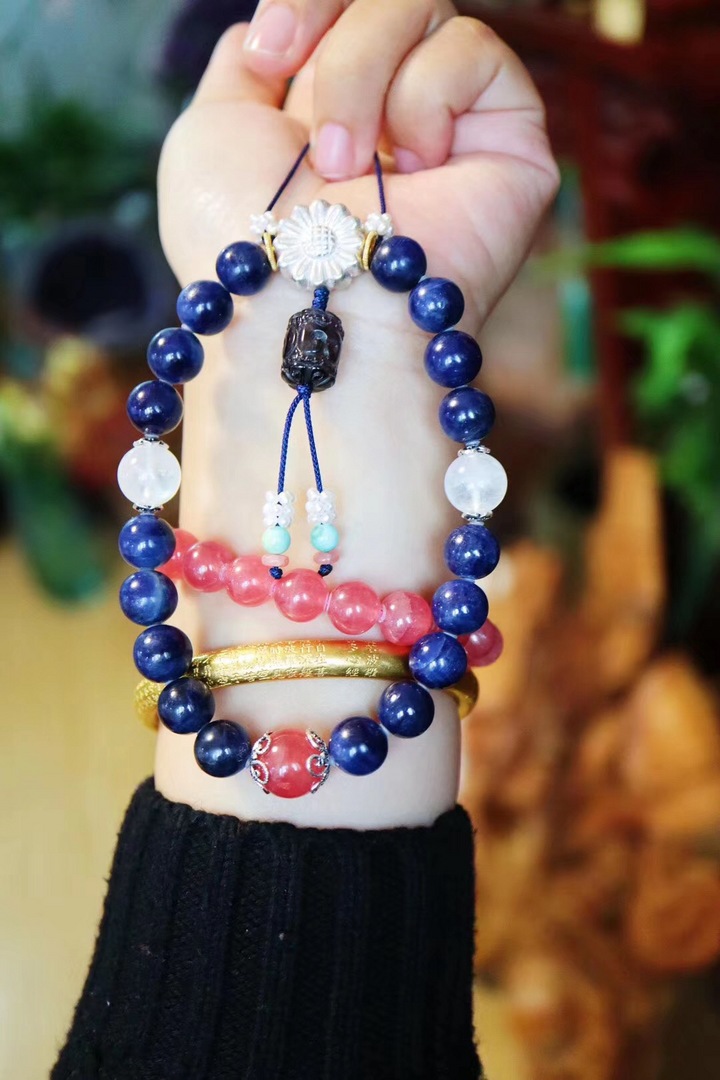 【菩心-蓝宝石&十八子】