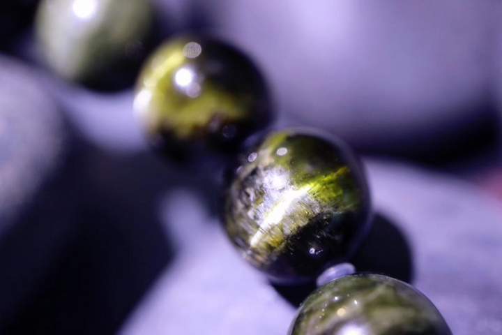 【猫眼绿碧玺】特别款，给独一无二的你～～-菩心晶舍