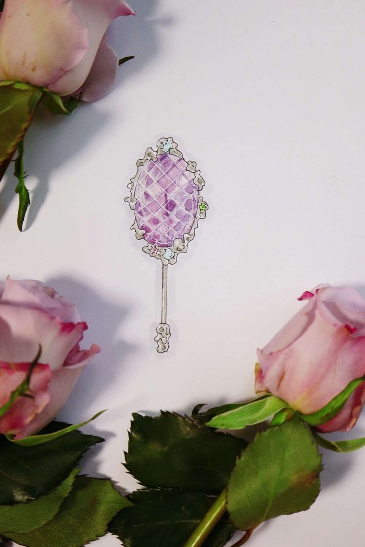 【紫水晶胸针】年底,小棉袄们都来给妈咪定制礼物了-菩心晶舍