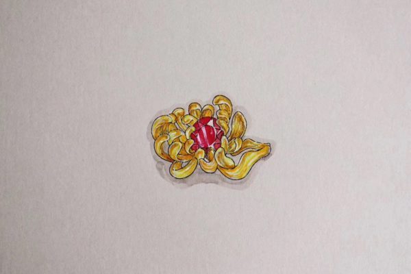 彼岸花的花语是什么?设计款彼岸花碧玺有什么寓意?-菩心晶舍