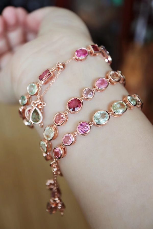 为什么说这款梦幻彩虹碧玺脚链手链小仙女们一定要收呢？-菩心晶舍