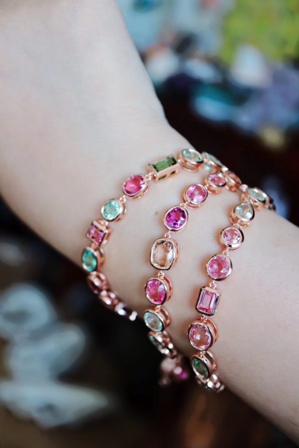 为什么说这款梦幻彩虹碧玺脚链手链小仙女们一定要收呢？-菩心晶舍