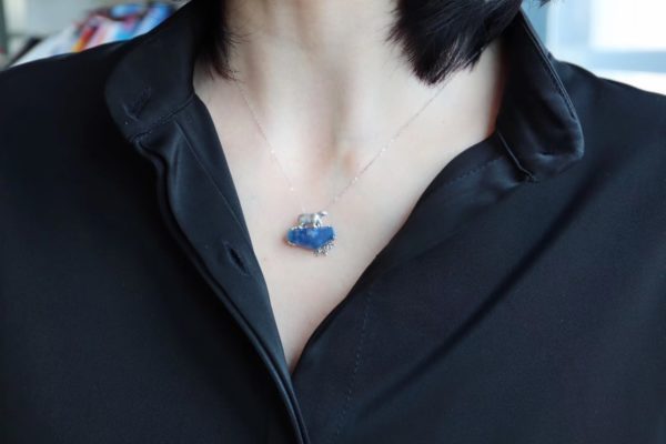 2020年流行色经典蓝,这款蓝发晶项链一定要入-菩心晶舍