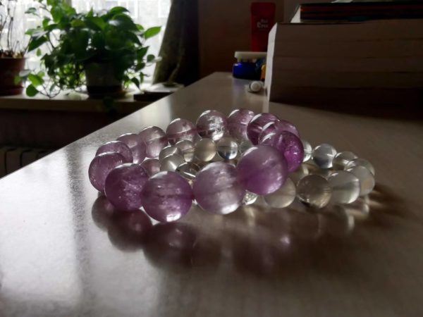 【客户返图】碧玺、紫发晶、紫锂辉、利比亚大珠珠-菩心晶舍