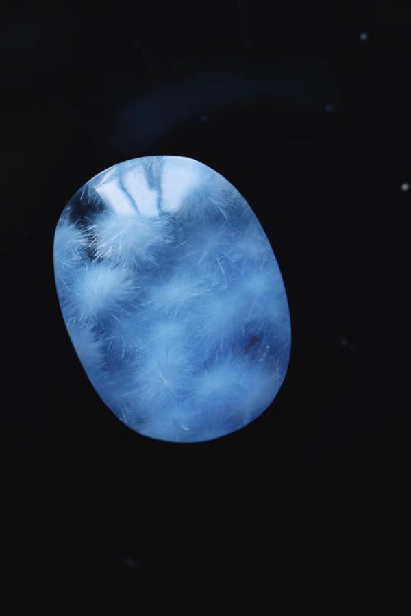 蓝发晶的微观世界图鉴,有非常舒适的视觉体验-菩心晶舍